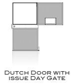 Class 5 Vault Door Dutch Door With Issue Port Day Gate